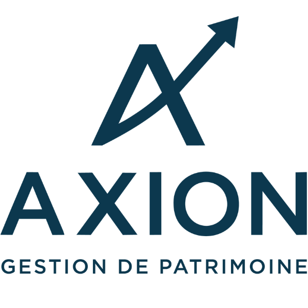 Logo de Axion, entreprise qui aide dans la gestion de patrimoine et stratégies financières.